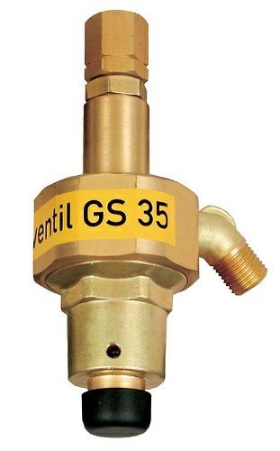 Gassparventil ECO GS 35 1/4" unverchromt