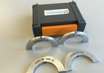 Spannbackensatz für CWH 38 (4 Stck. Halbschalen aus hochfestem Aluminium, D=25,4mm)