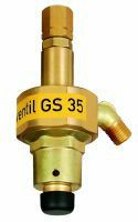 Gassparventil GS 35 1/4" verchromt