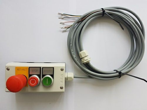 Tastermodul Not-Halt / Start / Stop mit 5m Kabel anschlussfertig für UR-Controller